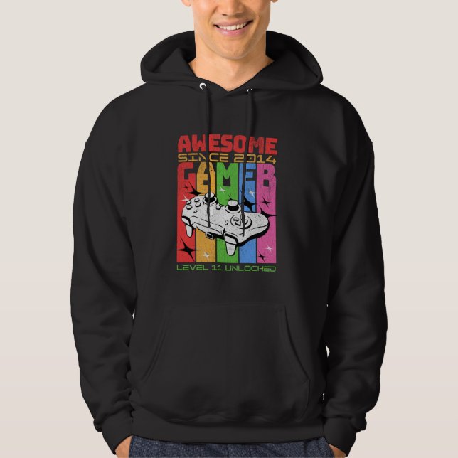 11yr BDay Son Boy Funny 2013 11th 11 Year Old Birt Hoodie (Front)