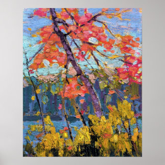 12000pixel500dpi  Tom Thomson  Twisted Maple  Digi Poster