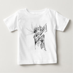 120 Black White Abstract Tribal Tattoo Art Baby T-Shirt