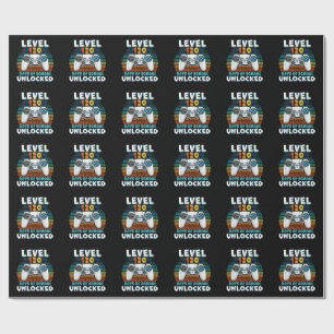 120 Days Of School Level Unlocked Wrapping Paper