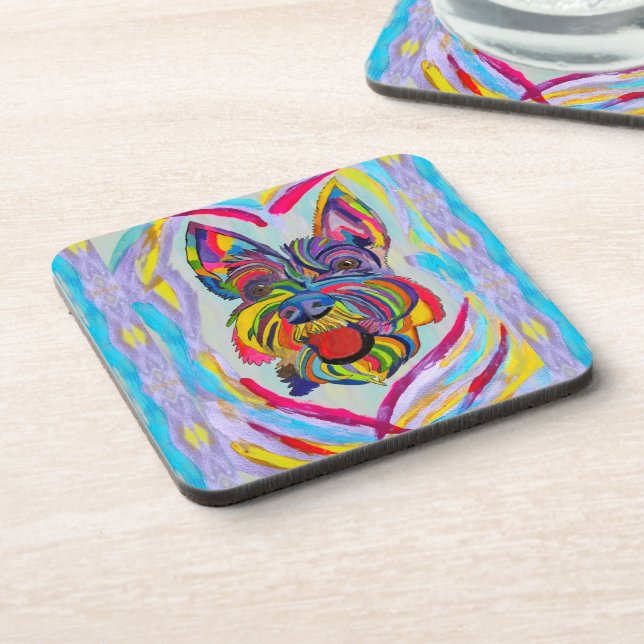 120 - Schnauzer Coasters (Left Side)