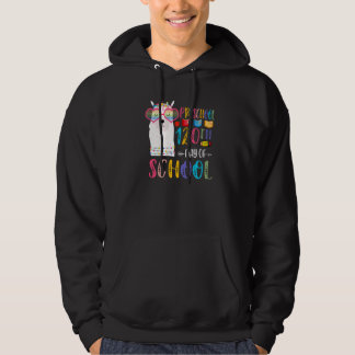120th day of School No Prob Llama 120 Days Of Pres Hoodie