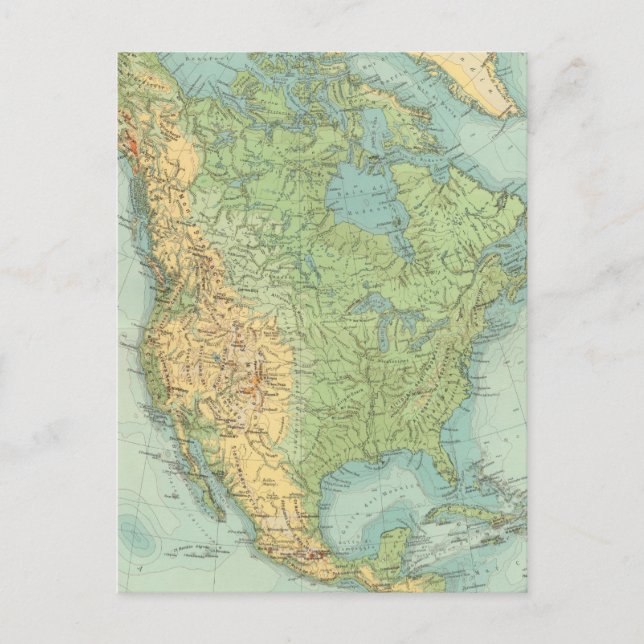 12122 North America Physical Postcard (Front)