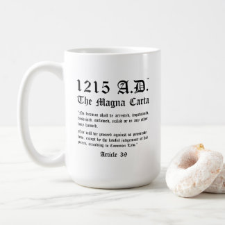1215 A.D.™ La Magna Carta Article 39 Mug Classique