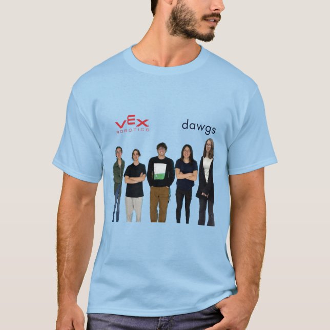 1275D Light Blue Men's Shirt (Front)