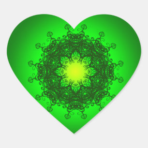 127 HEART STICKER