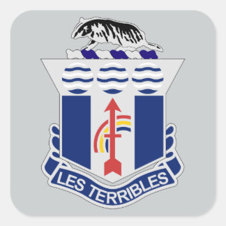 127th Infantry Regiment Square Sticker