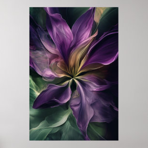 1284 Floral Poster