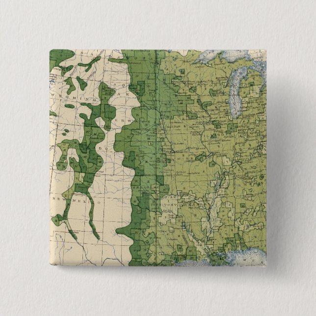 129 Size of farms 1900 2 Inch Square Button (Front)