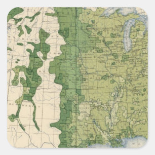 129 Size of farms 1900 Square Sticker