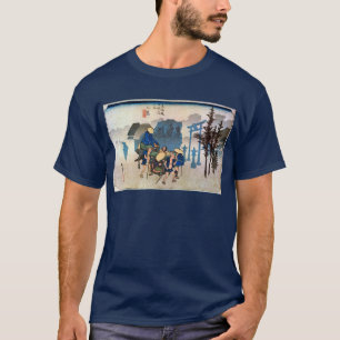 12. 三島宿, 広重 Mishima-juku, Hiroshige, Ukiyo-e T-Shirt