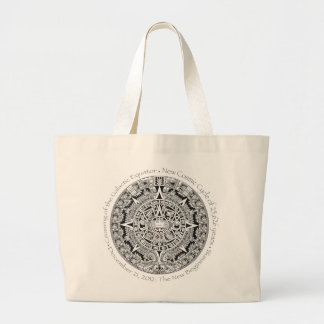 12.21.2012: The New Beginning Mayan commemorative Large Tote Bag