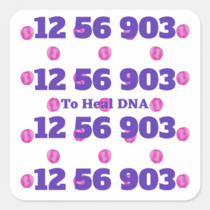 12 56 903 Pour Guérir Un Sticker De Code ADN Avec 