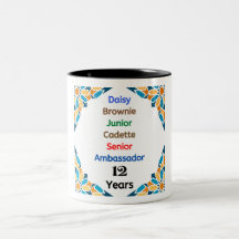 12 ans au Scoutisme Milestone Mug Ambassadeur Grad