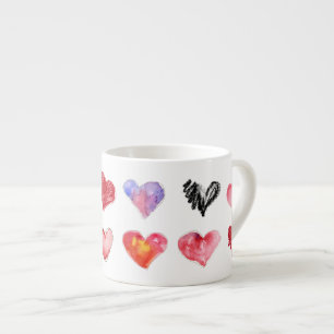 12 Artsy-4 Love Hearts Espresso Mug