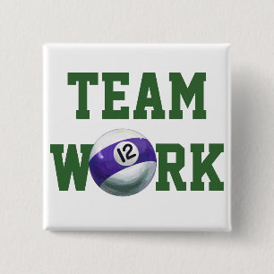 12 Ball 2 Inch Square Button