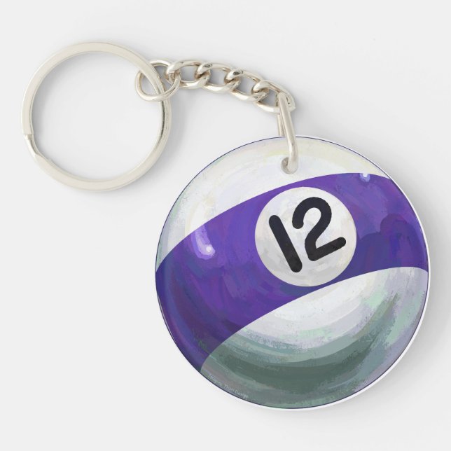 12 Ball Keychain (Front)