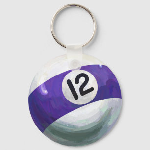 12 Ball Keychain