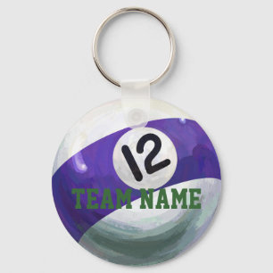 12 Ball Keychain
