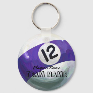 12 Ball Keychain