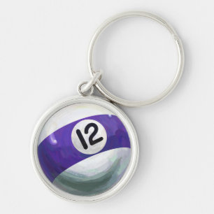 12 Ball Keychain