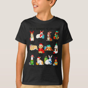 12 Bunny Of Christmas Bunny Rabbit Christmas Xmas  T-Shirt