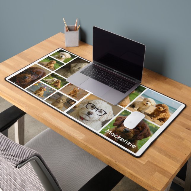 12 Collage photo et texte personnalisés  (Bureau 2)