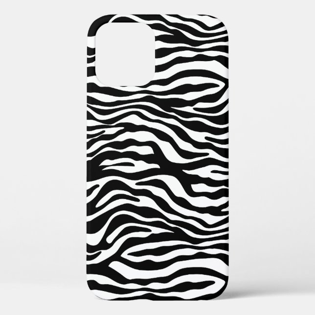 12 Coque moderne Zebra iPhone 4/4S (Verso)