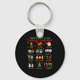 12 Days Of An Emergency Department Er Nurse Christ Keychain