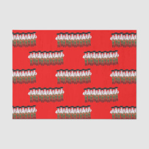 12 Days of Christmas 12 Drummers Drumming Tissue Paper