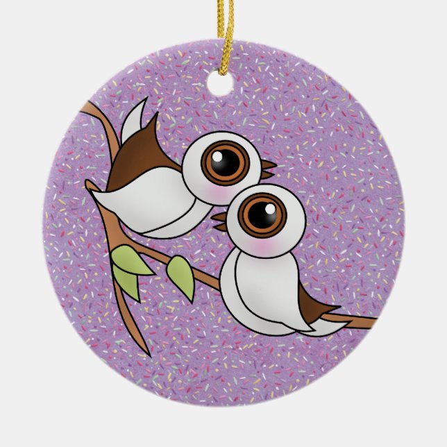 12 Days of Christmas Ceramic Ornament (Front)