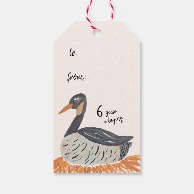 12 Days of Christmas Gift Tags (Back)