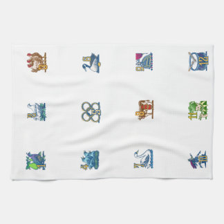 12 Days of Christmas Kitchen Towel