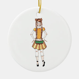 12 Days of Christmas Ornament-12 Drummers Drumming Ceramic Ornament