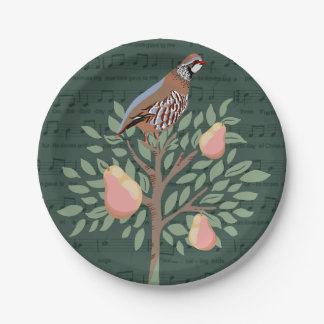 12 days of Christmas Paper Plate