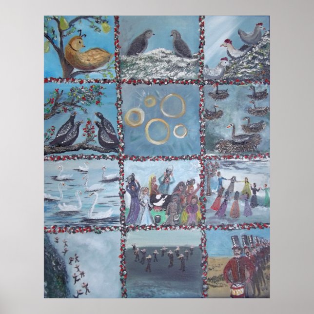 12 days of Christmas Poster (Front)