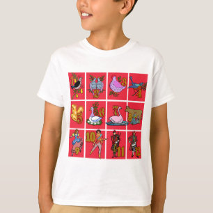 12 Days of Christmas T-shirts, Apparel, Gifts T-Shirt