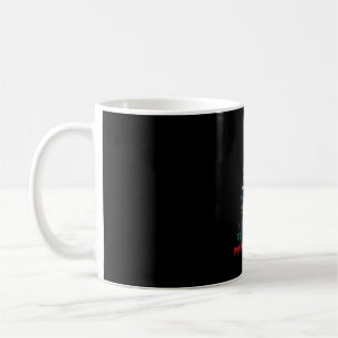 12 days of christmas wool style print coffee mug