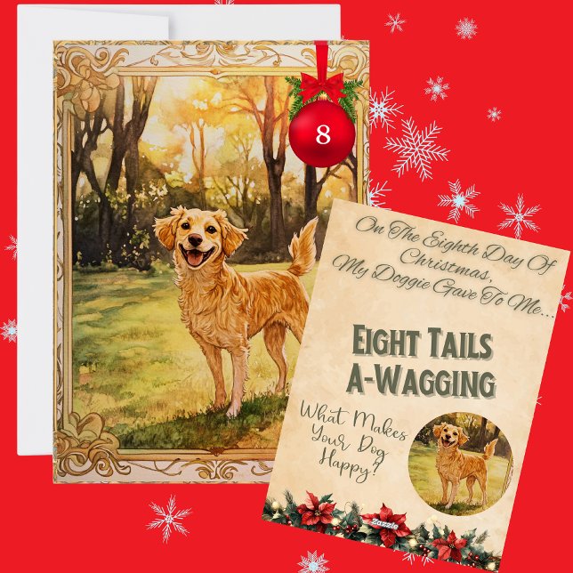 12 Days Of Doggie Christmas Day 8 Holiday Card (Creator Uploaded)