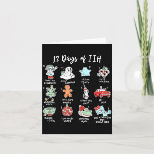 12 Days Of Iih Christmas Awareness Pseudotumor Cer Card