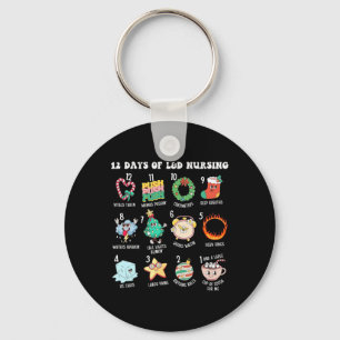 12 Days Of Landd Unit Nursing Labour And Delivery Keychain