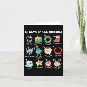 12 Days Of Landd Unit Nursing Labour Delivery Nurs Card