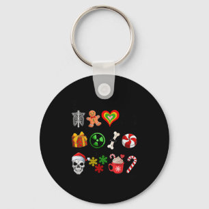 12 Days Of Radiology Xray Tech Ct Mri Merry Christ Keychain