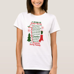12 Days of Roller Derby Christmas, Roller Skating T-Shirt