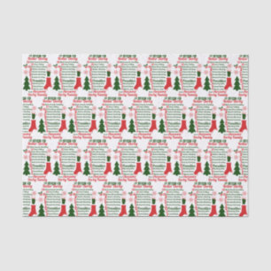 12 Days of Roller Derby Christmas Tissue Paper