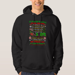 12 Days Of Teaching Special Education IEPS Teacher Hoodie