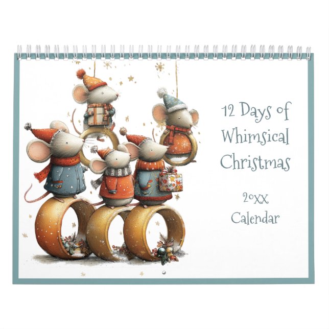 12 Days of Whimsical Christmas  Calendar (Cover)