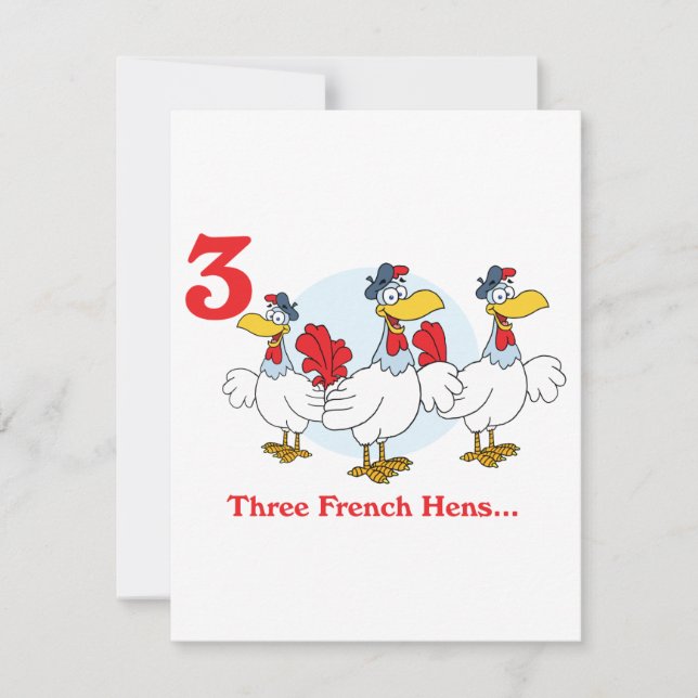 12 days three french hens (Front)