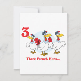 12 days three french hens