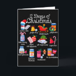12 Drugs Of Christmas Pharmacist Technician Pharma Card<br><div class="desc">12 Drugs Of Christmas Pharmacist Technician Pharmacy Squad</div>